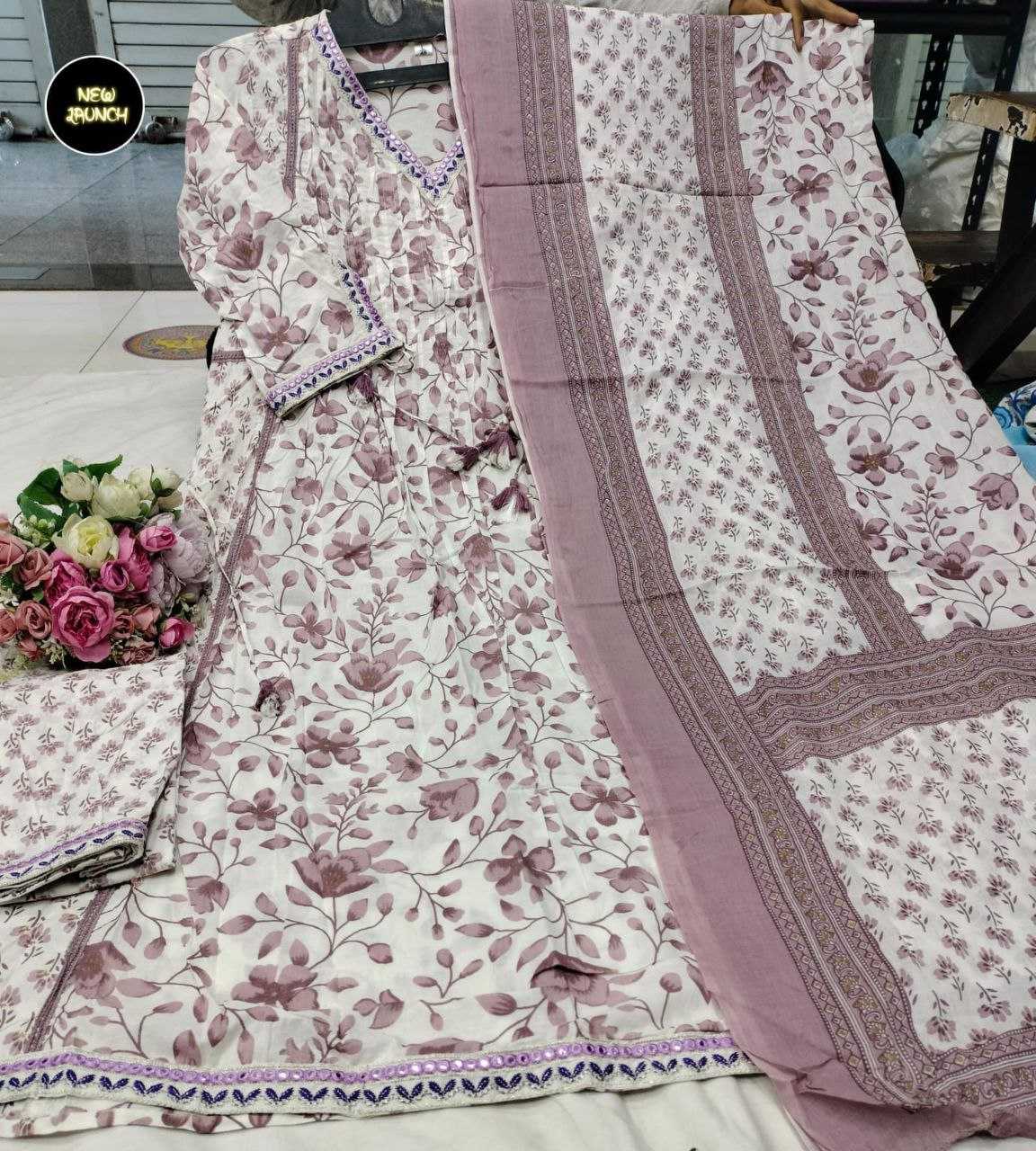 YNF SOFT COTTON RGR MOTIFS WHOLESALE SUITS MANUFACTURER